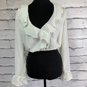 Wild Honey Polka-dot crop top NEW w/ tags